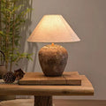Keramisk bordlampe