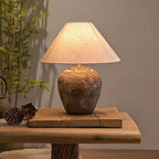 Keramisk bordlampe