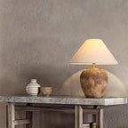 Keramisk bordlampe