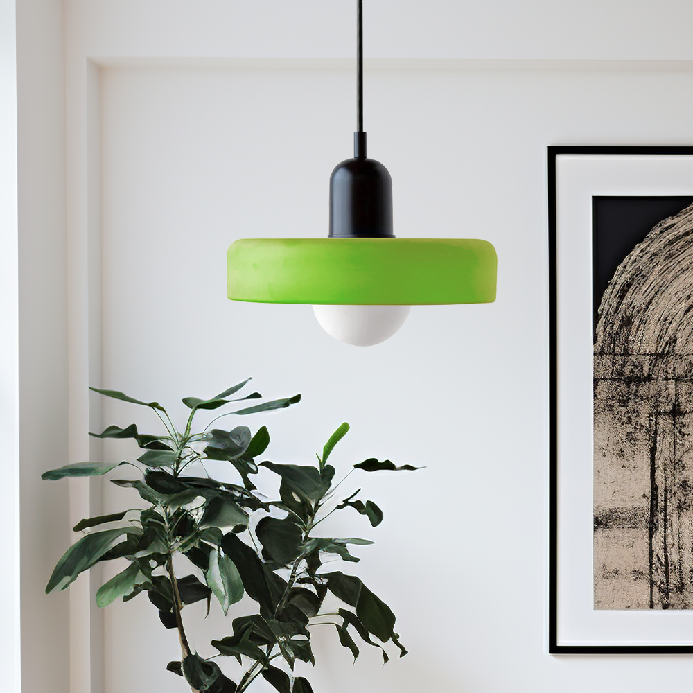 BAUHAUS – Pendellampe Glas Farvet