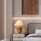 Keramisk bordlampe