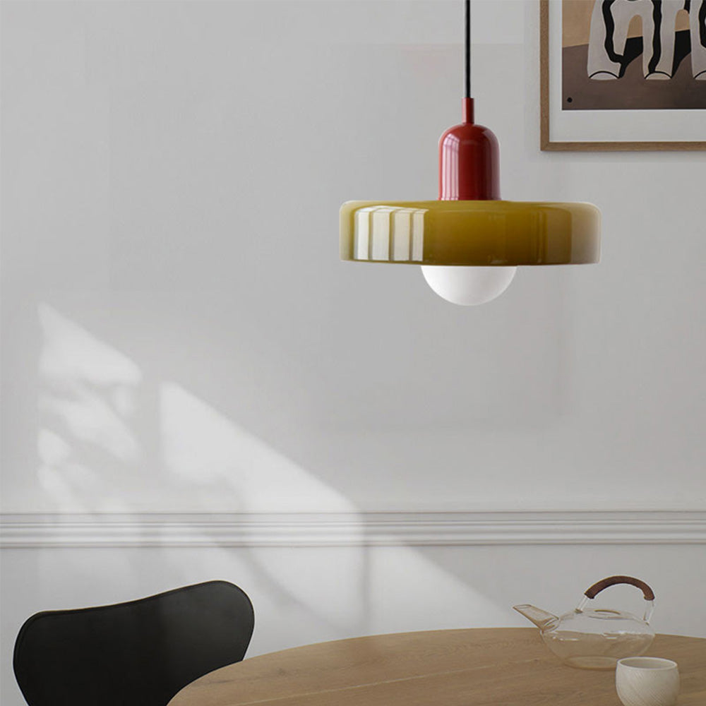 BAUHAUS – Pendellampe Glas Farvet