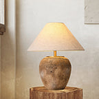 Keramisk bordlampe