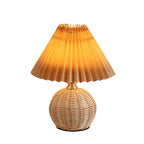 Rattan bordlampe