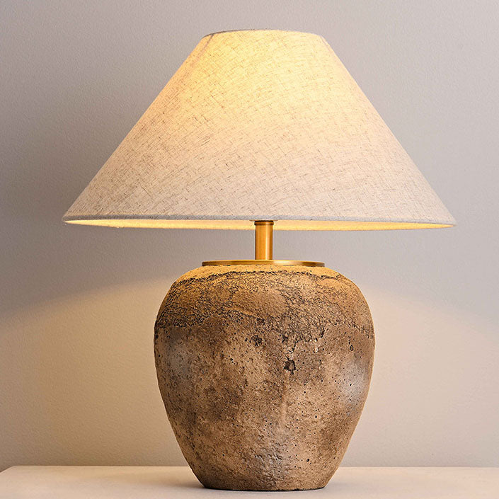 Keramisk bordlampe