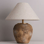 Keramisk bordlampe