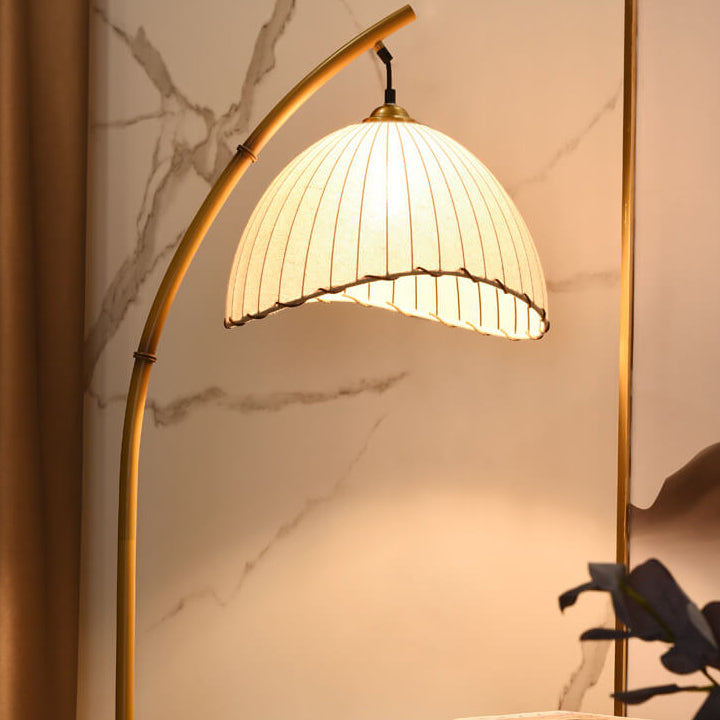 Bambus gulvlampe