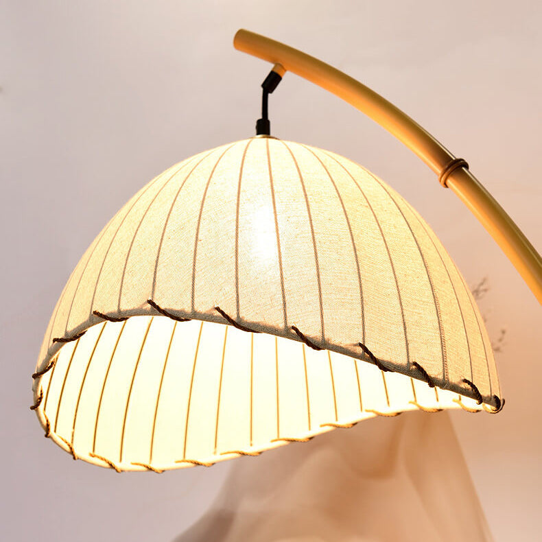 Bambus gulvlampe