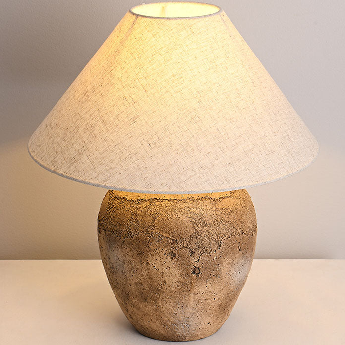 Keramisk bordlampe