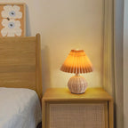 Rattan bordlampe