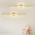 GLEAMNOVA – LED Væglampe Sort/Guld