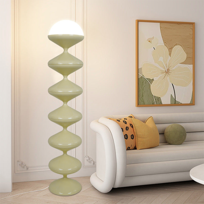 Rund gulvlampe