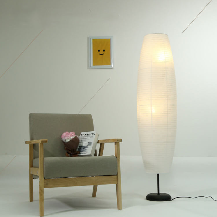 Rispapir gulvlampe