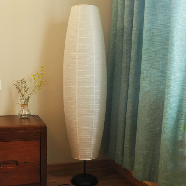 Rispapir gulvlampe