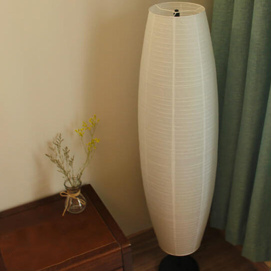 Rispapir gulvlampe