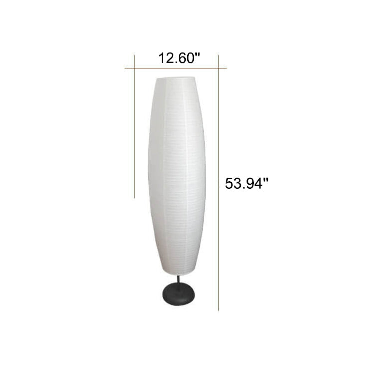 Rispapir gulvlampe