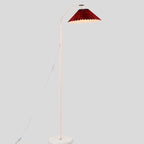 Plisseret gulvlampe