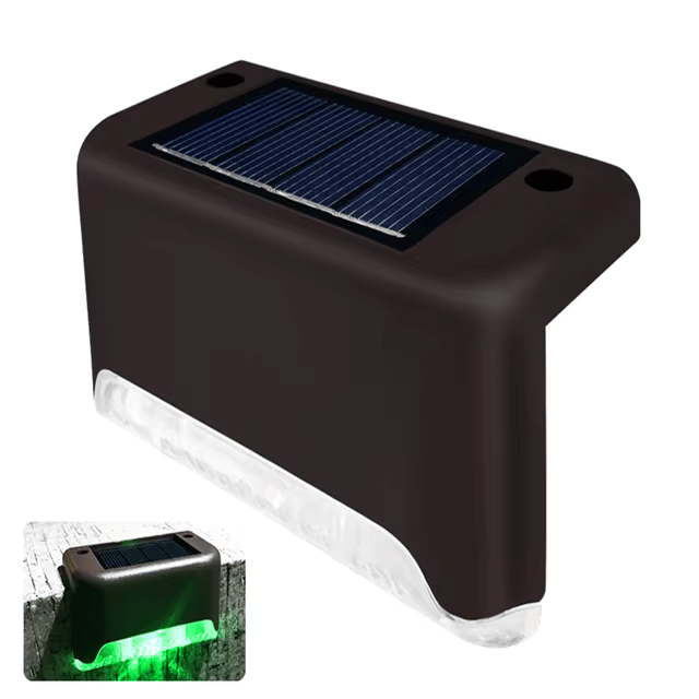 SOLGLIM – Solar LED Væglampe 5-pak