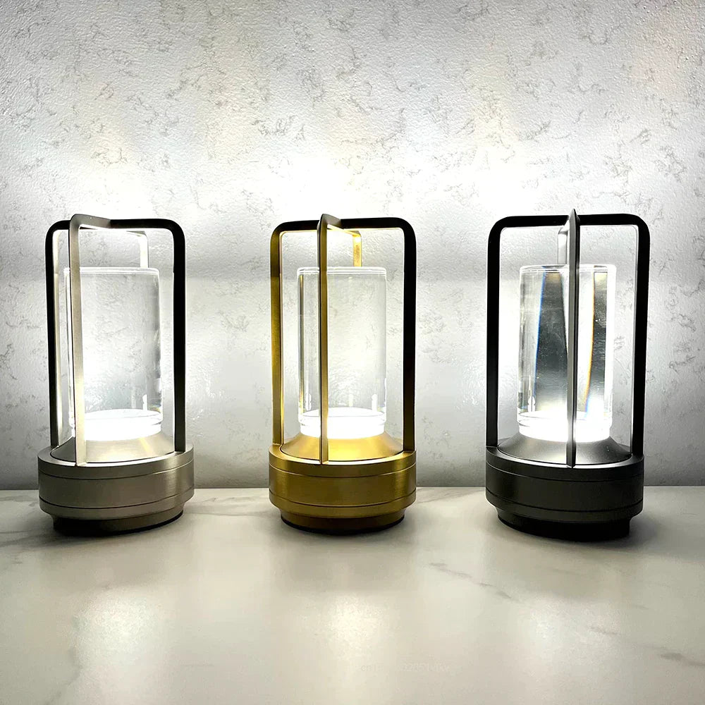 LUMIGLOW – Genopladelig LED Bordlampe Krystal