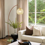 Buet gulvlampe