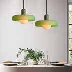 BAUHAUS – Pendellampe Glas Farvet