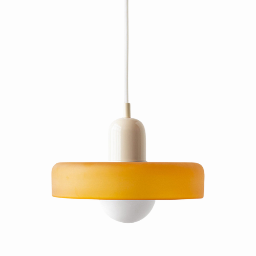 BAUHAUS – Pendellampe Glas Farvet