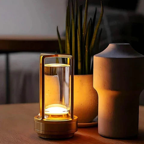 LUMIGLOW – Genopladelig LED Bordlampe Krystal