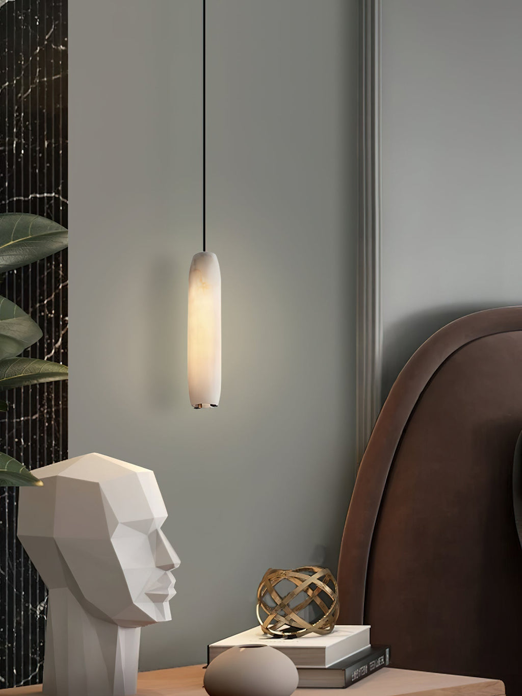 Orven alabaster pendellampe