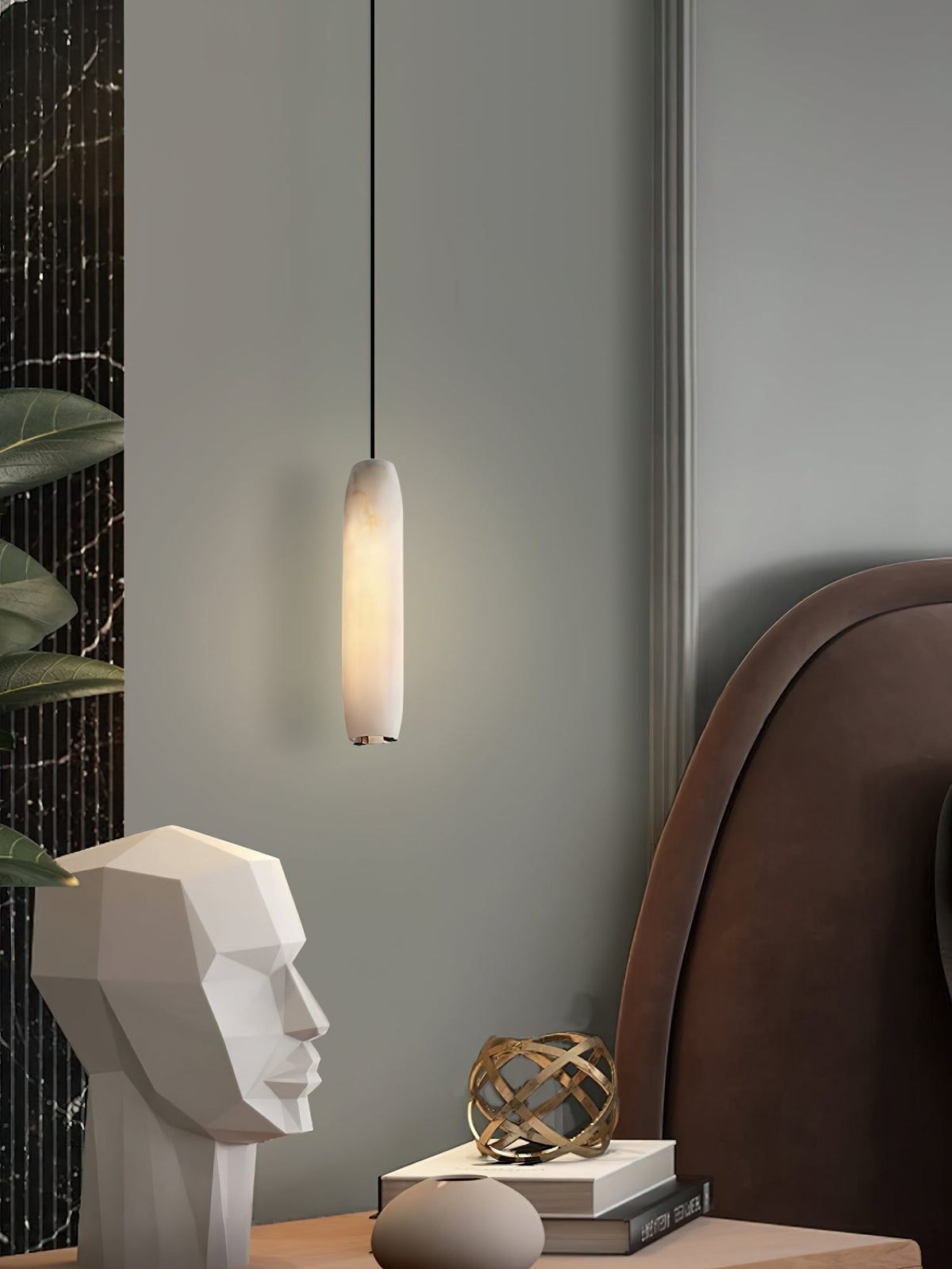Orven alabaster pendellampe