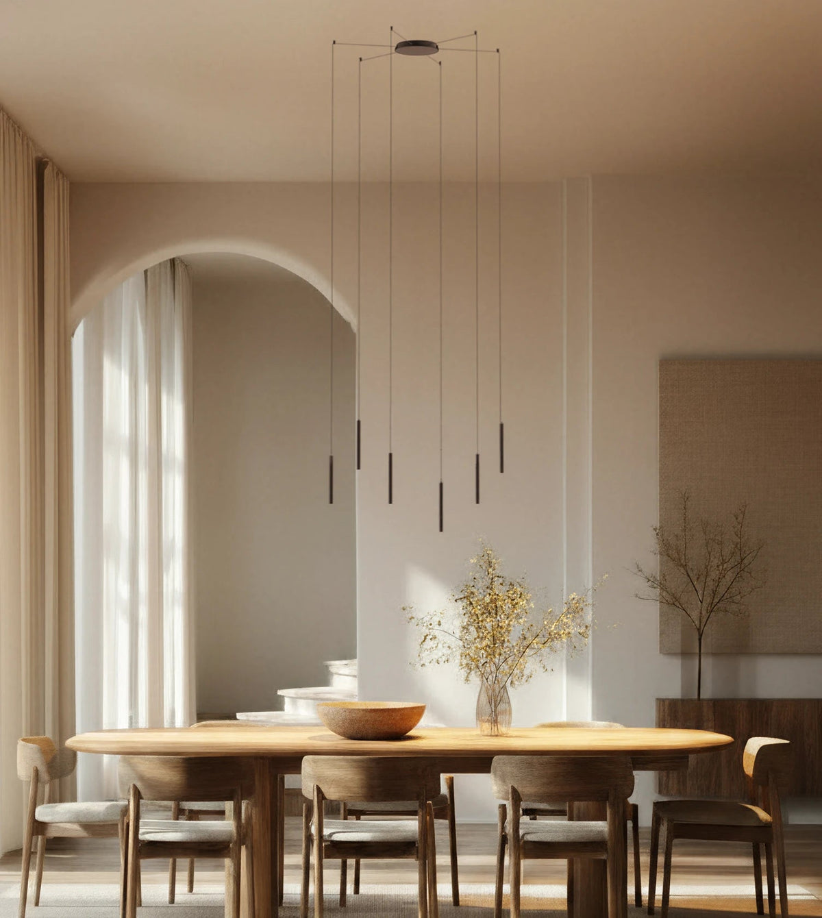 ALYRA – LED Pendellampe 6-Lys