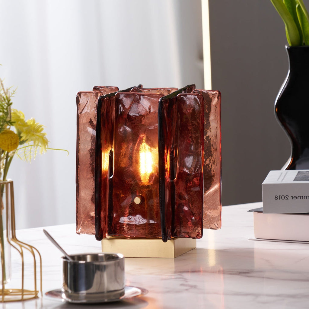 Amber Building Block bordlampe