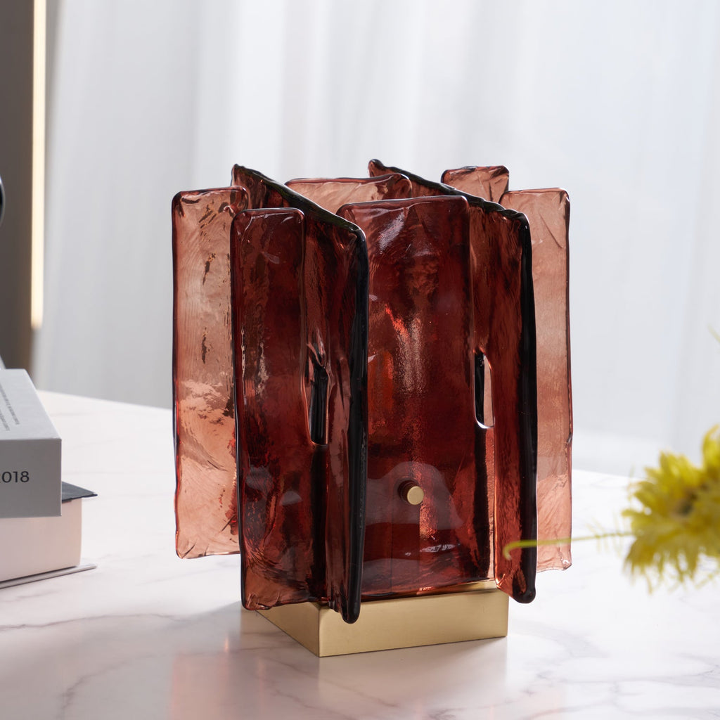 Amber Building Block bordlampe