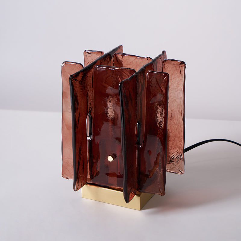 Amber Building Block bordlampe