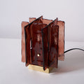 Amber Building Block bordlampe