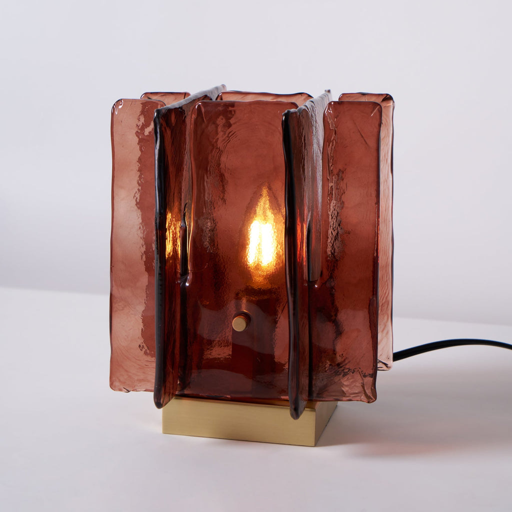 Amber Building Block bordlampe