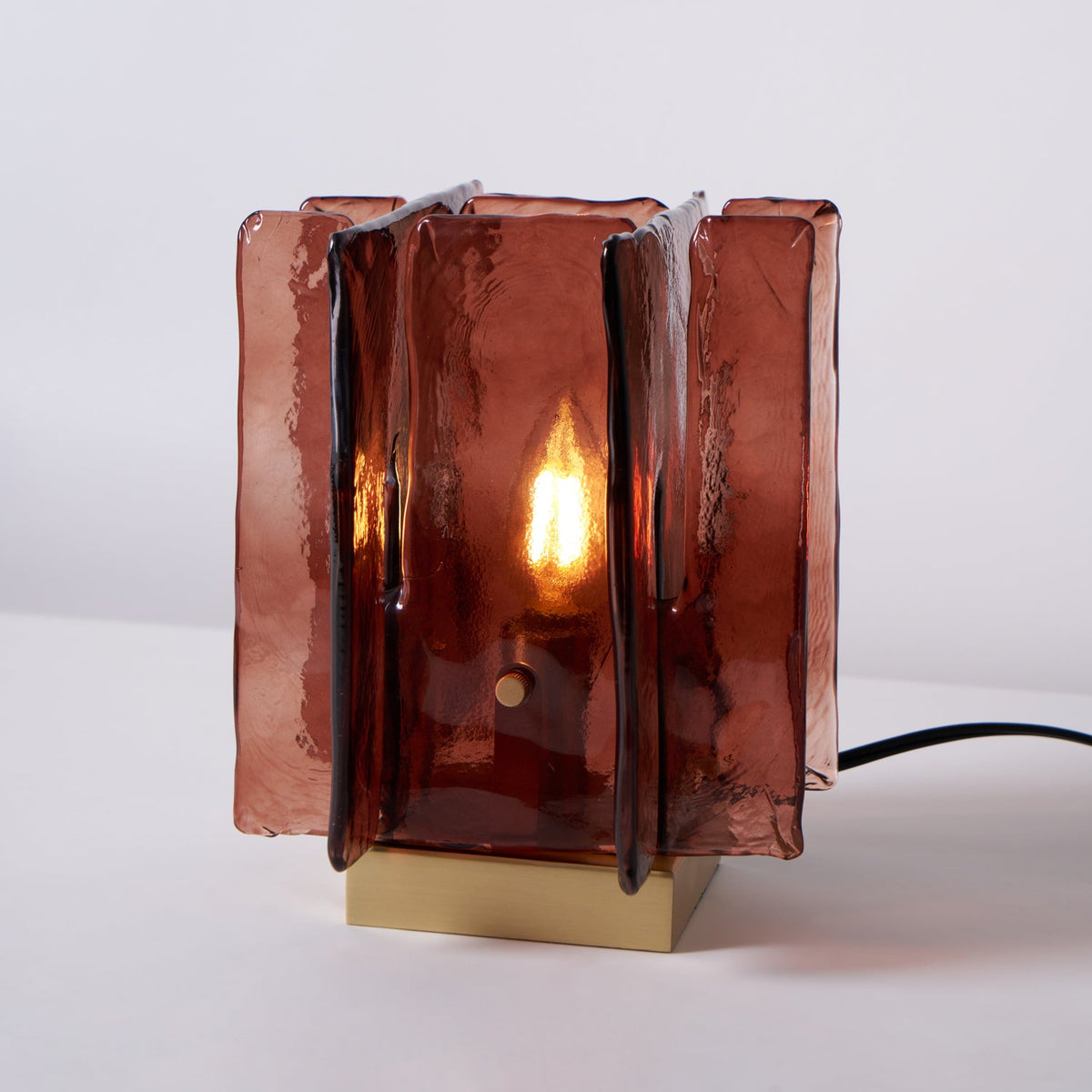 Amber Building Block bordlampe