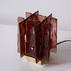 Amber Building Block bordlampe
