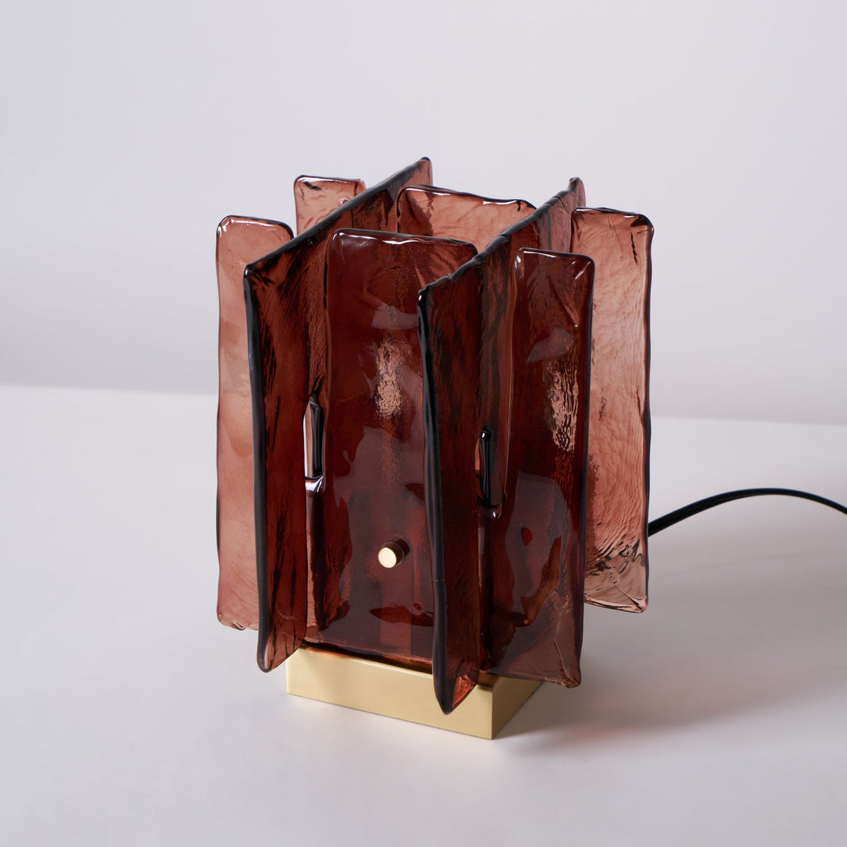Amber Building Block bordlampe