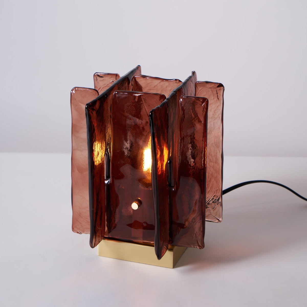 Amber Building Block bordlampe
