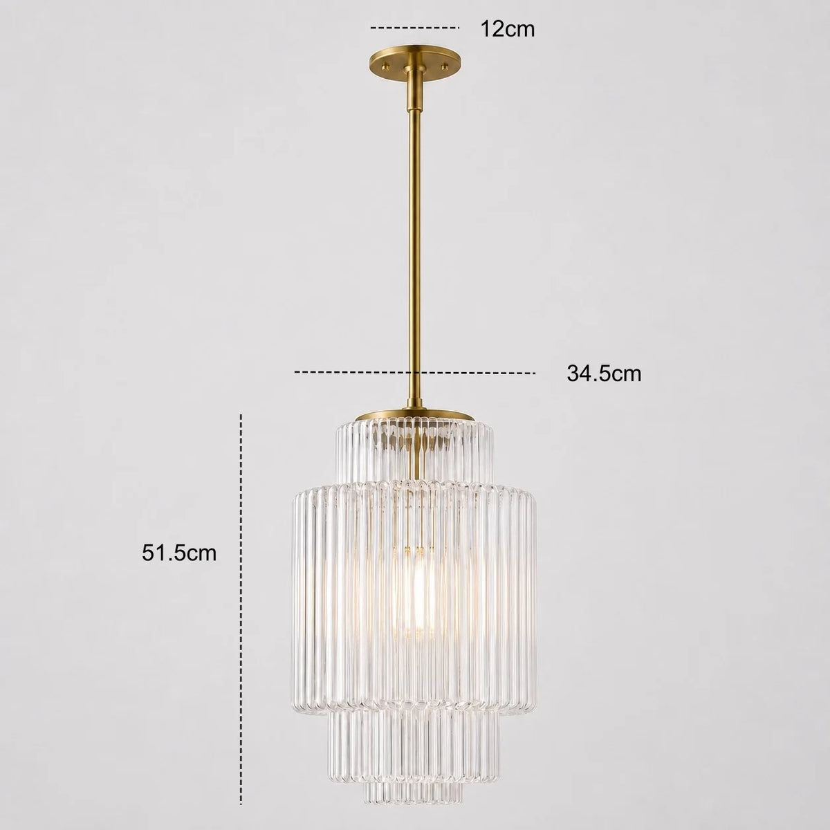 Tiered pendellampe