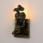 Human Face væglampe