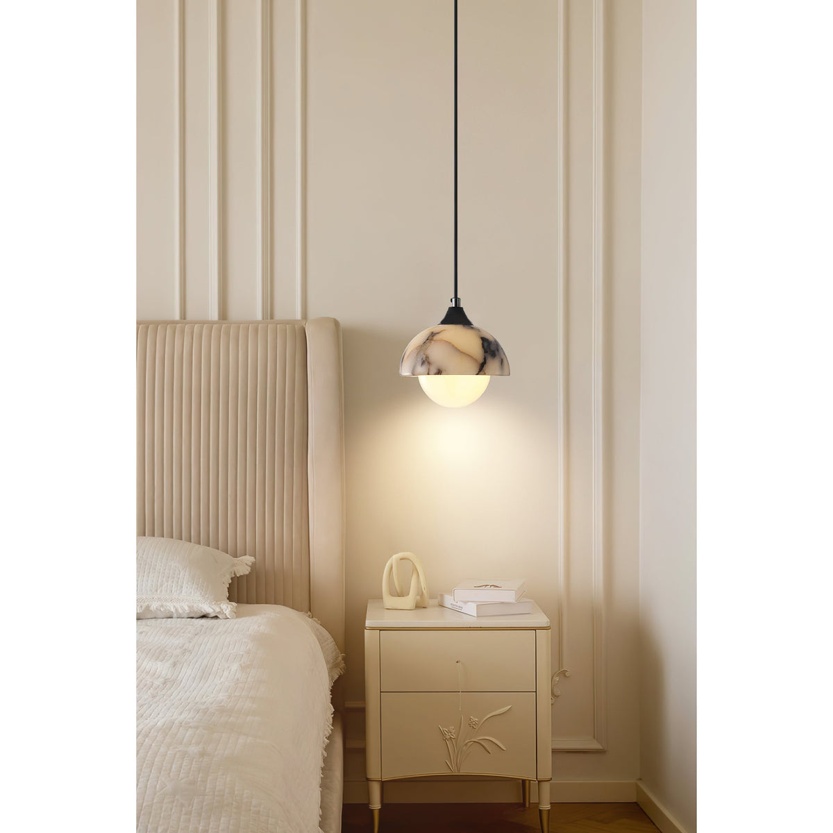 Tavon marmor pendellampe