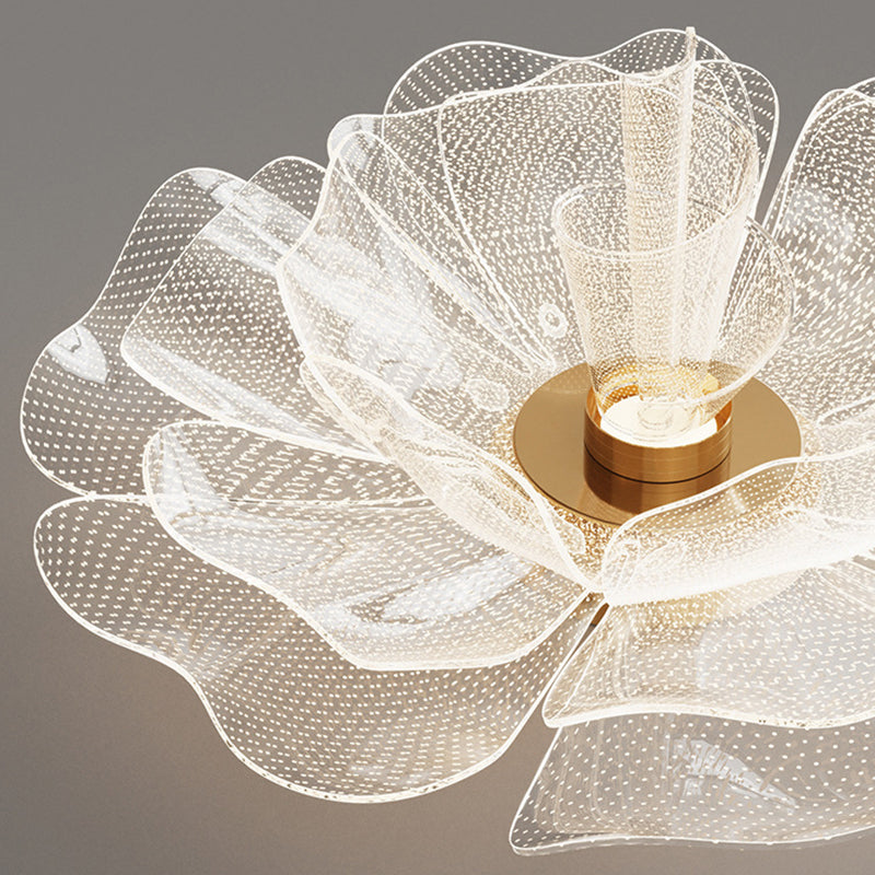 Blomster loftlampe
