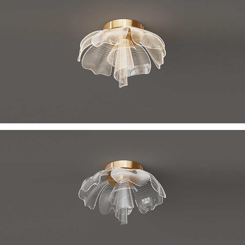 Blomster loftlampe