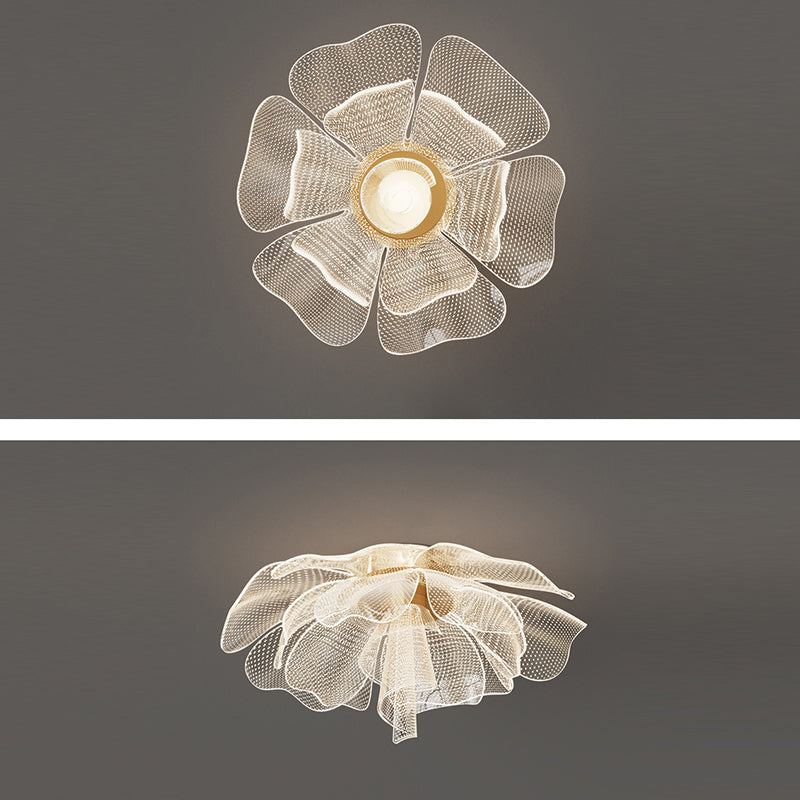 Blomster loftlampe