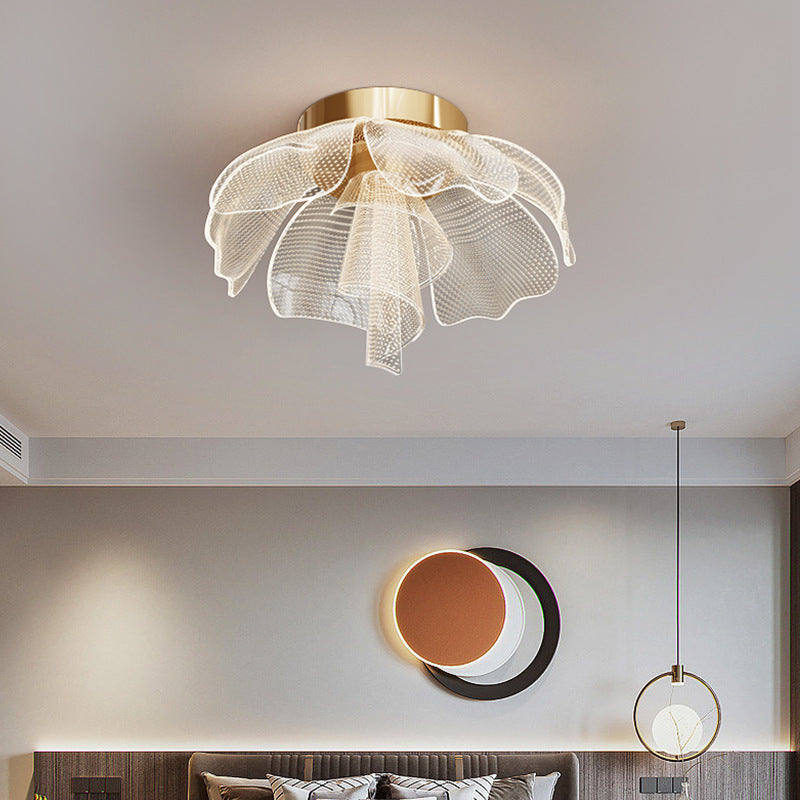 Blomster loftlampe