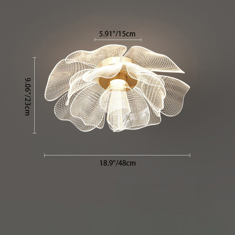 Blomster loftlampe