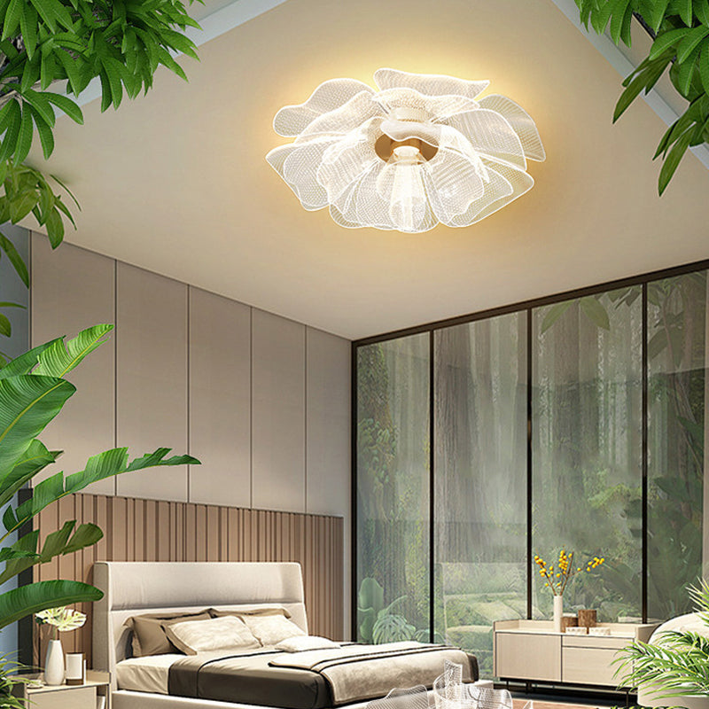 Blomster loftlampe