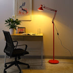 Drejelig gulvlampe