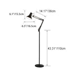 Drejelig gulvlampe